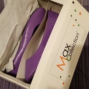 "MAX COLLECTION" PURPLE FLATS 🥿